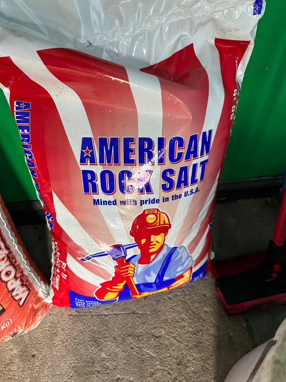 American Rock Salt 50lb Bag Picked up 1-9 bags